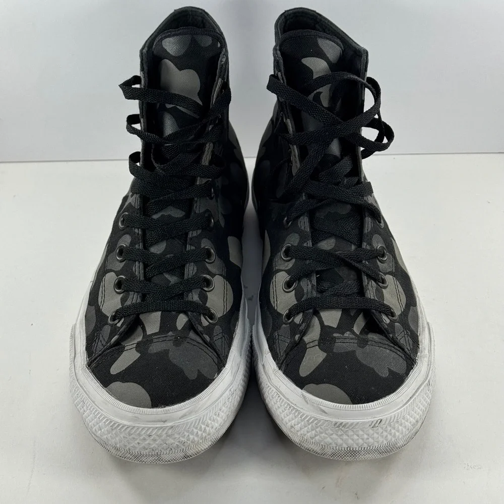 Converse Chuck Taylor All Star II High Top Black Grey Camo Sneakers Men's‎ 12 - Picture 3 of 14